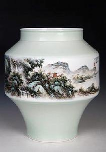 汪派山水瓷畫 汪派山水瓷畫