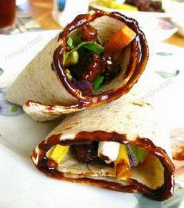 山寨醬肉絲墨西哥卷 山寨醬肉絲墨西哥卷