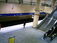（圖）捷運板橋站月台