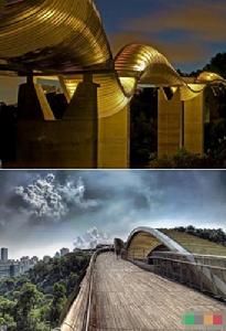 新加坡亨德申波浪橋 新加坡亨德申波浪橋