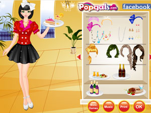 美麗的服務員 美麗的服務員