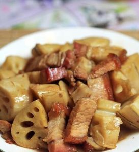 火腩燜蓮藕