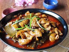 青椒海帶燒肥腸 青椒海帶燒肥腸