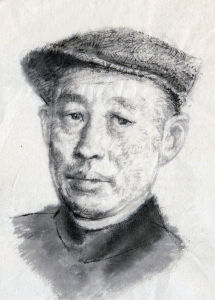 郭小川的手繪肖像