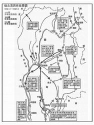 中國遠征軍滇西緬北作戰路線圖