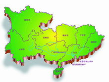 泛珠三角區域範圍圖