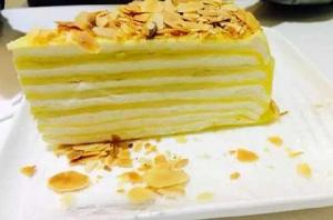 榴槤戚風蛋糕 榴槤戚風蛋糕