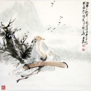 聽蜀僧彈琴 聽蜀僧彈琴