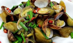 蛤蜊燒紫茄 蛤蜊燒紫茄