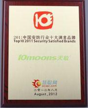 天敏科技獲選“中國安防十大滿意品牌”