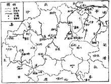 尤溪縣內的方言(P340)分布圖