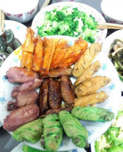 五彩雞翅 五彩雞翅