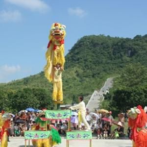 田陽壯族獅舞表演
