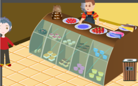 男孩經營蛋糕店 男孩經營蛋糕店