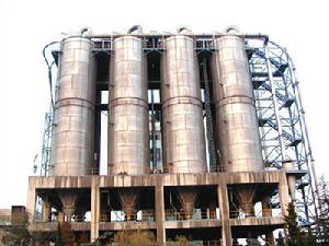 大型重力摻混料倉