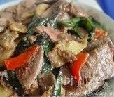 泡椒炒血皮菜 泡椒炒血皮菜