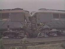 ND2型0190號機車（右）與0272號機車（左）相撞