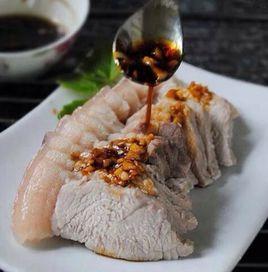 蒜泥白切肉 蒜泥白切肉