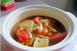 番茄豆腐菌菇湯 番茄豆腐菌菇湯