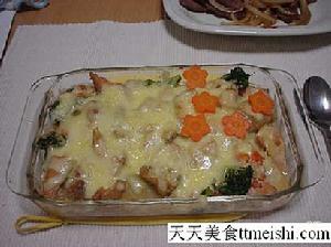 白蘭地魚肉色拉 白蘭地魚肉色拉