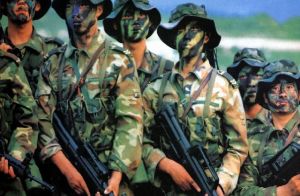 中國特種部隊戰士