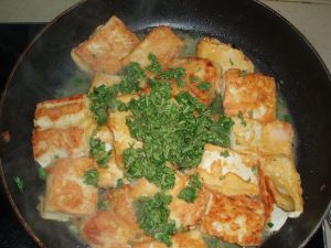 香椿雞蛋煎豆腐 香椿雞蛋煎豆腐