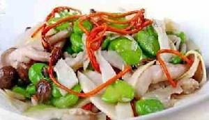 蟲草花豆瓣炒筍片 蟲草花豆瓣炒筍片