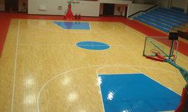 籃球場PVC運動地板 籃球場PVC運動地板