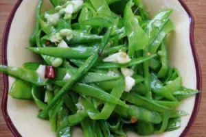 涼拌荷蘭豆杏仁 涼拌荷蘭豆杏仁