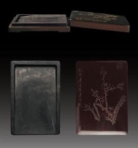 唐雲龍紋玉葵口盤 唐雲龍紋玉葵口盤