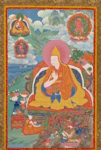 18世紀達賴喇嘛源流圖——倉央嘉措唐卡 18世紀達賴喇嘛源流圖——倉央嘉措唐卡