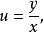 齊次一階微分方程