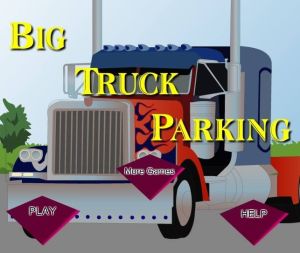 停靠大卡車 停靠大卡車