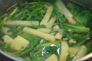 毛菜土豆湯 毛菜土豆湯