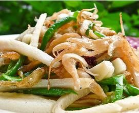 銀魚乾蝦乾蒸芋絲 銀魚乾蝦乾蒸芋絲