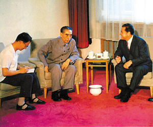 （圖）周恩來接見外賓