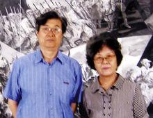 楊力舟與愛人王迎春