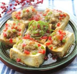 雙色葷素釀豆腐 雙色葷素釀豆腐