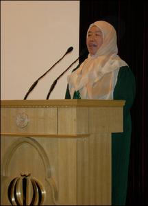 在伊朗大使館最為中國代表發言