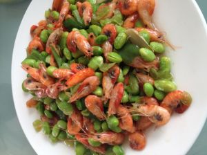 醬燜河蝦毛豆 醬燜河蝦毛豆