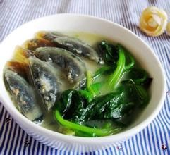 皮蛋菠菜湯 皮蛋菠菜湯