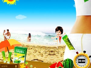 幫沙灘美女減肥 幫沙灘美女減肥