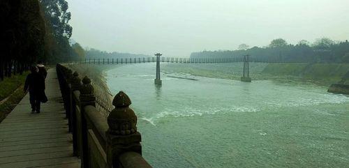 岷江都江堰外江金馬河