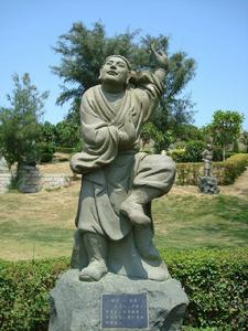 崇武石雕工藝博覽園中的燕青雕塑