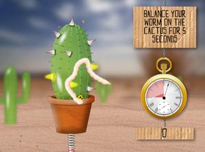 仙人掌上掛蠕蟲 仙人掌上掛蠕蟲