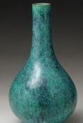 清乾隆爐鈞釉膽瓶 清乾隆爐鈞釉膽瓶