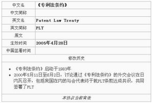 專利法條約