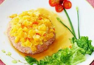 香橙蒸肉餅 香橙蒸肉餅