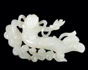 唐白玉飛天 唐白玉飛天