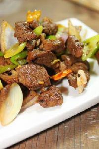 孜然羊肉粒 孜然羊肉粒